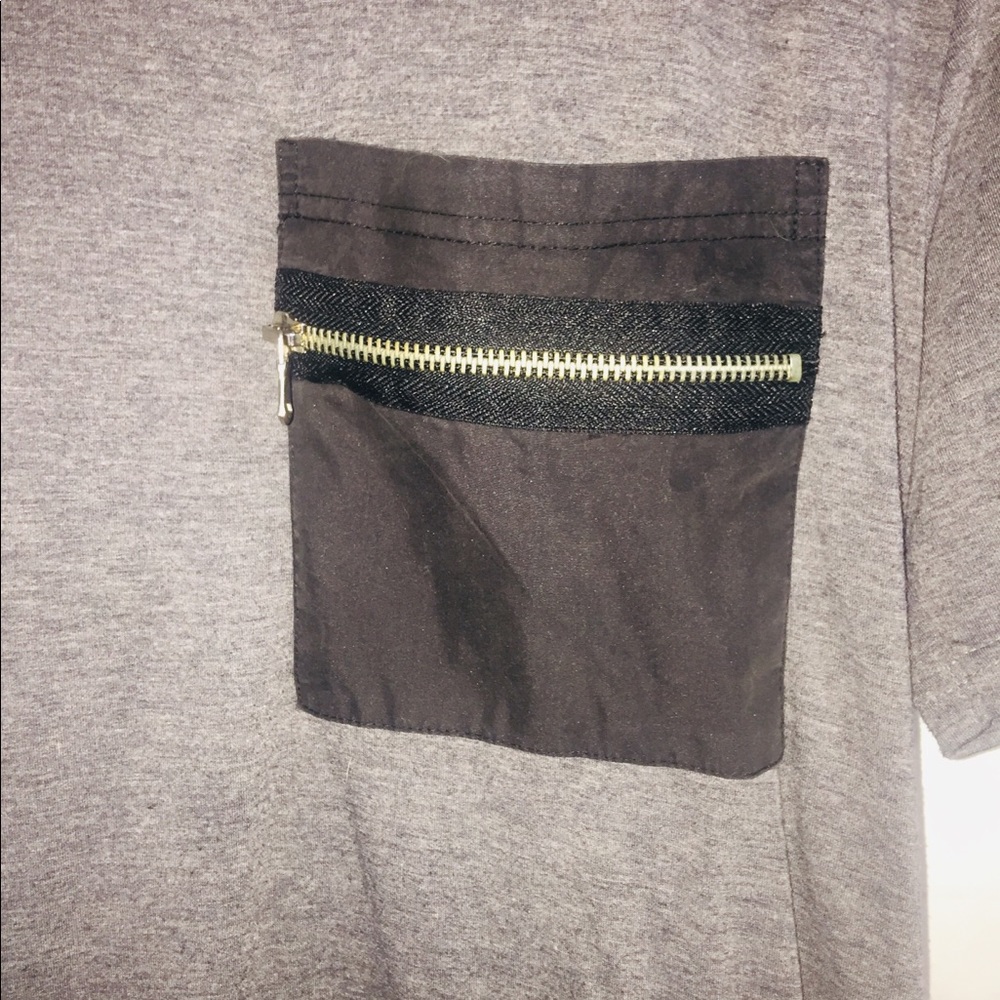 ZIPPER DETAIL T-SHIRT - Picture 3 of 5